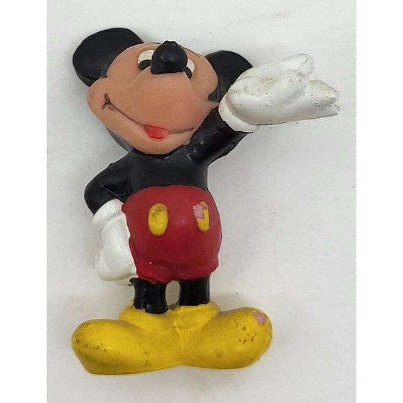Disney MICKEY MOUSE Applause 2" PVC Figure / Cake Topper Toy Hong Kong (E2) - Picture 5 of 9